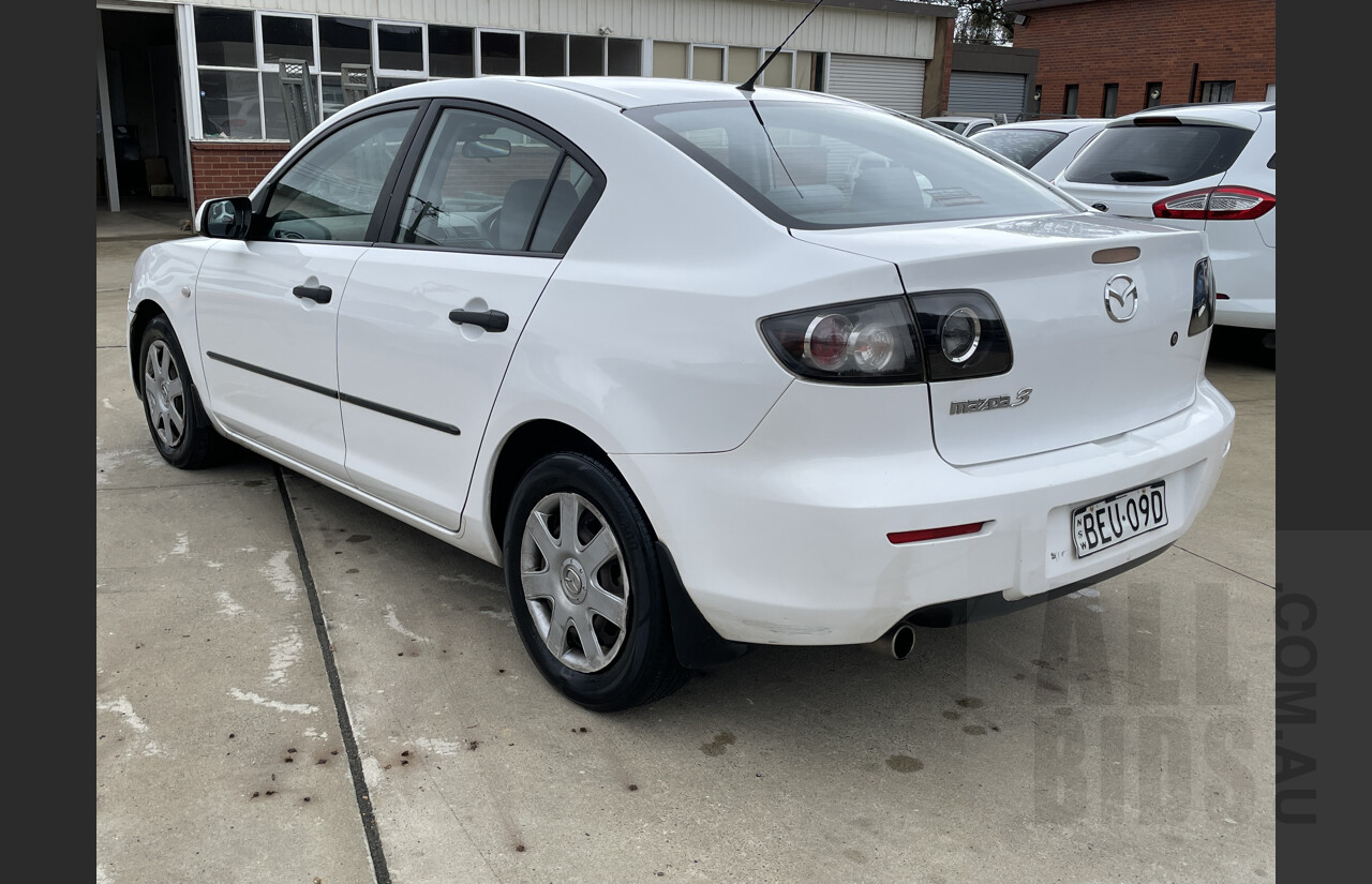 1/2008 Mazda Mazda3 NEO BK 4d Sedan White 2.0L