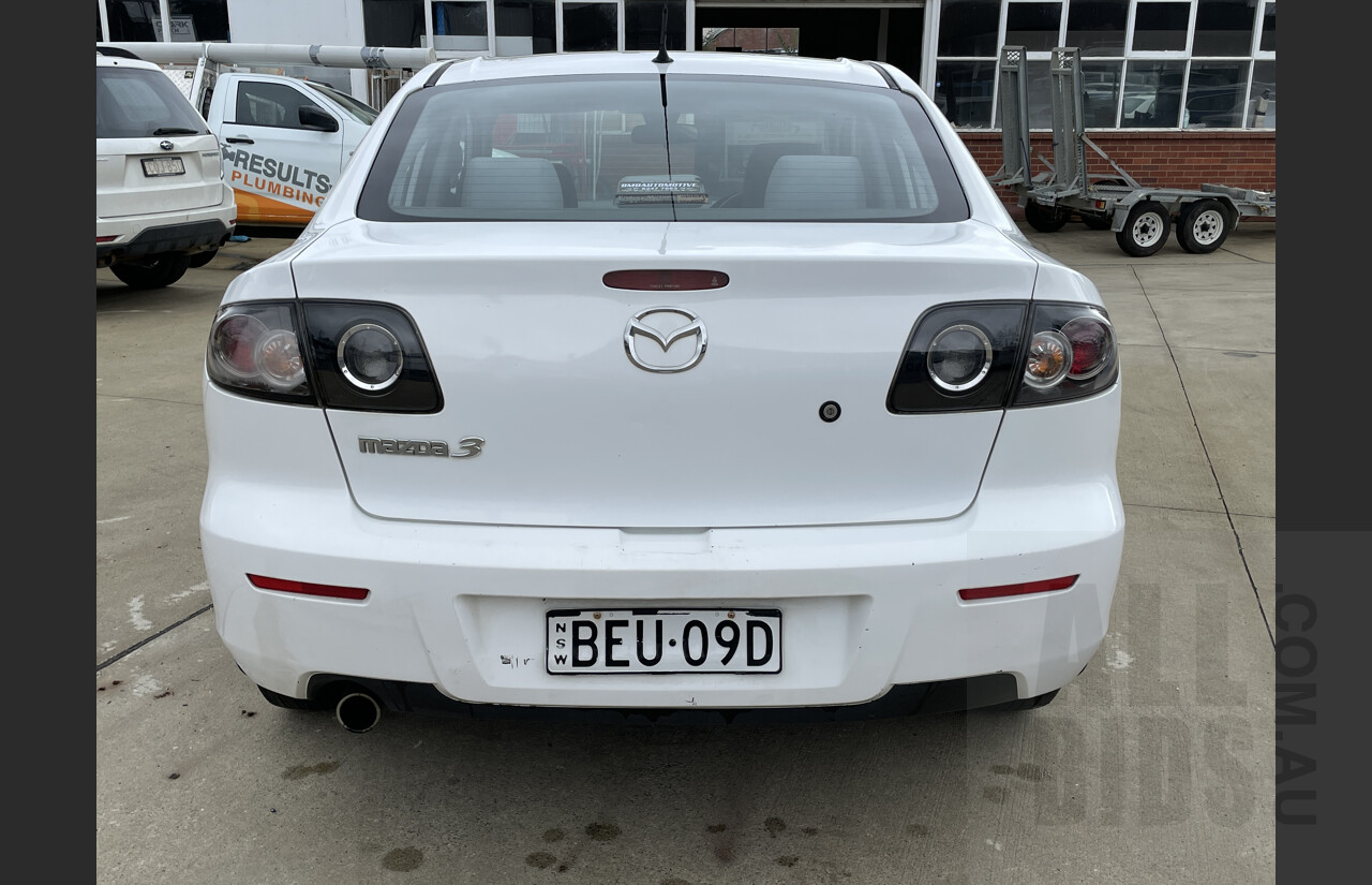 1/2008 Mazda Mazda3 NEO BK 4d Sedan White 2.0L