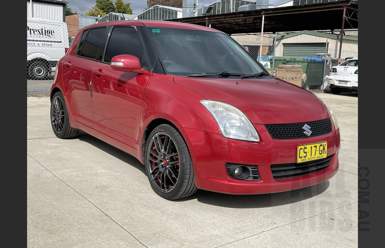 7/2009 Suzuki Swift  EZ  5d Hatchback Red 1.5L