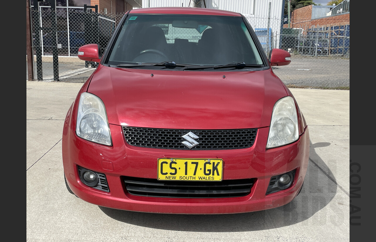7/2009 Suzuki Swift  EZ  5d Hatchback Red 1.5L