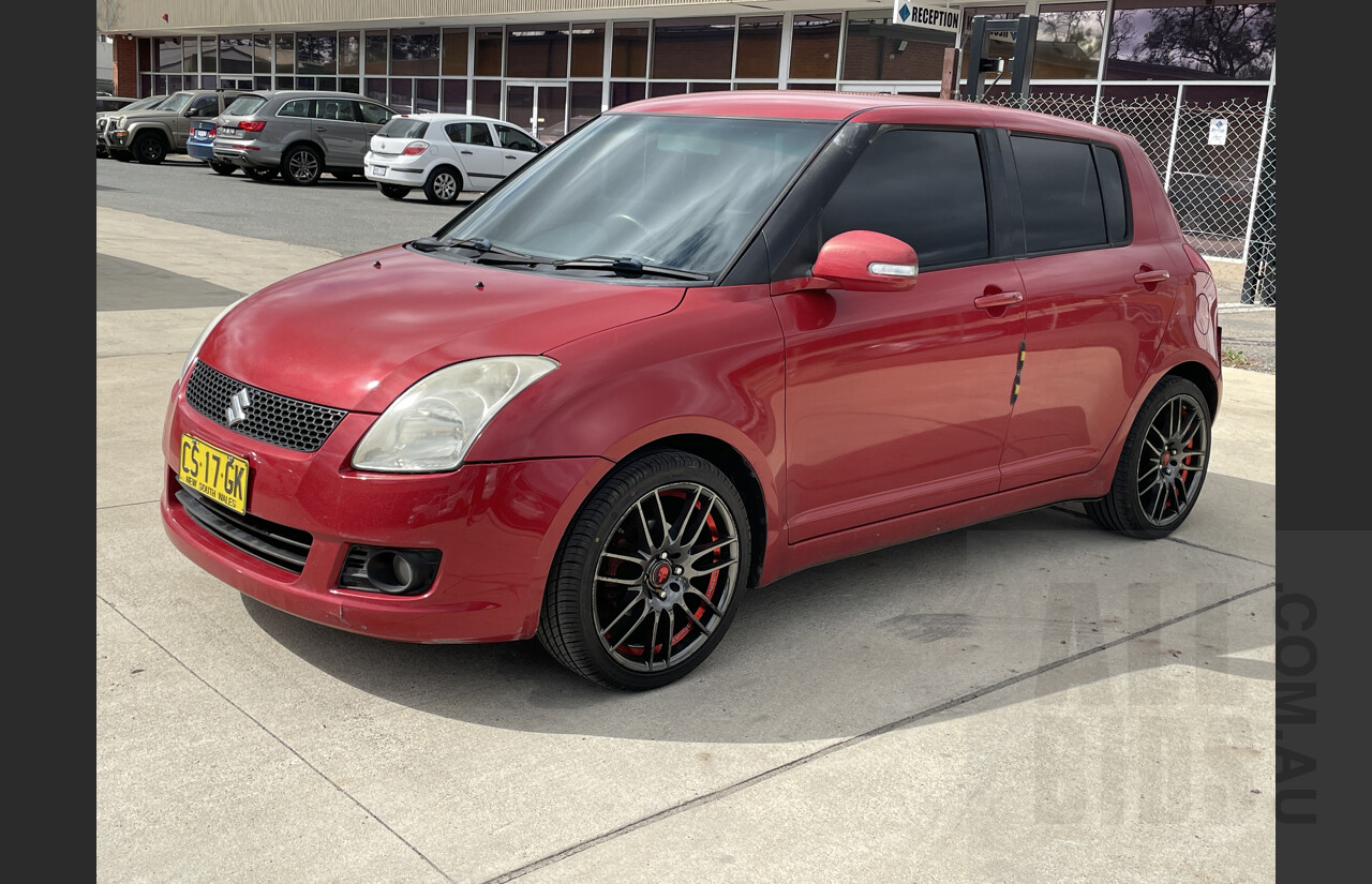 7/2009 Suzuki Swift  EZ  5d Hatchback Red 1.5L