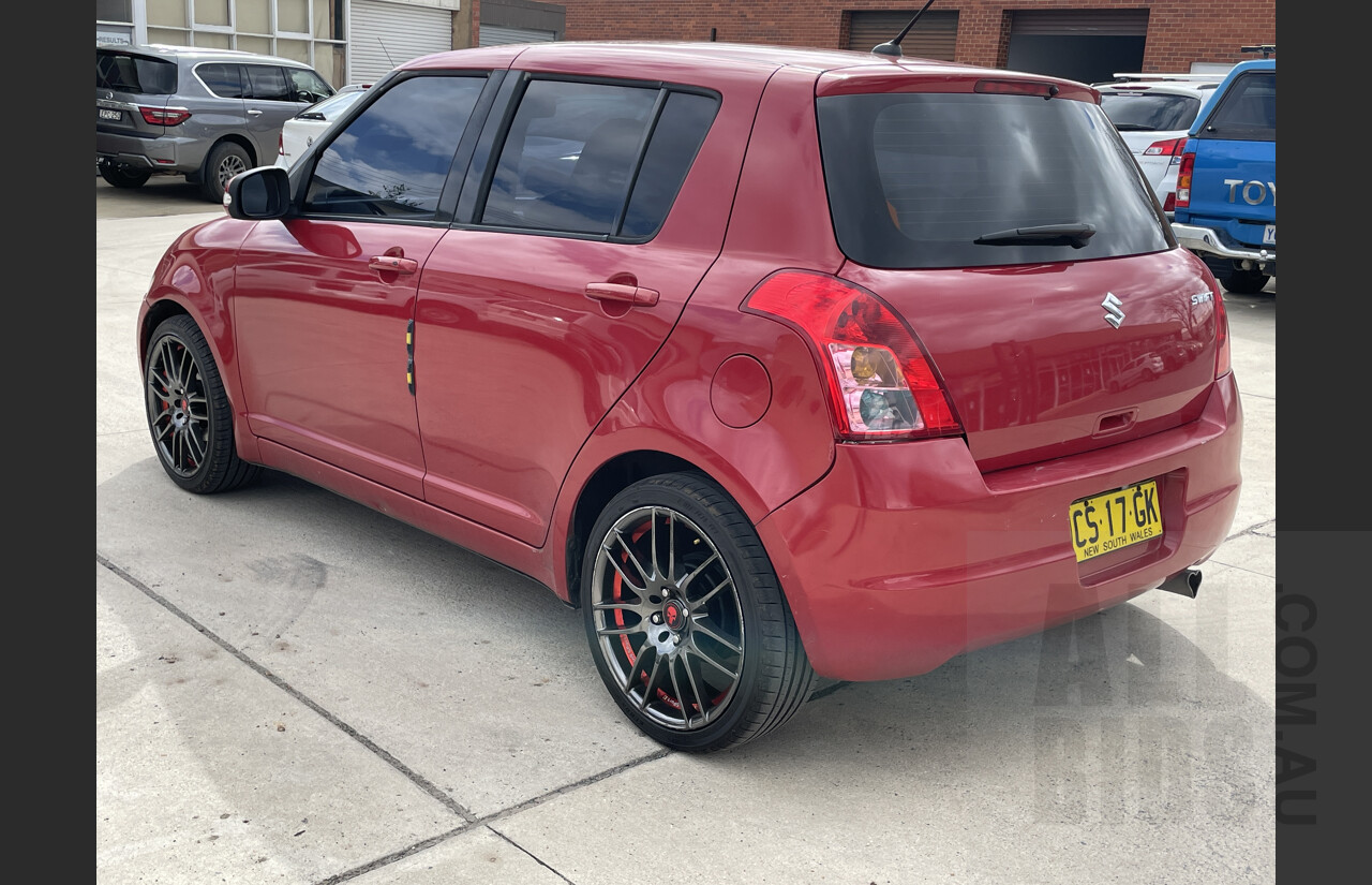 7/2009 Suzuki Swift  EZ  5d Hatchback Red 1.5L