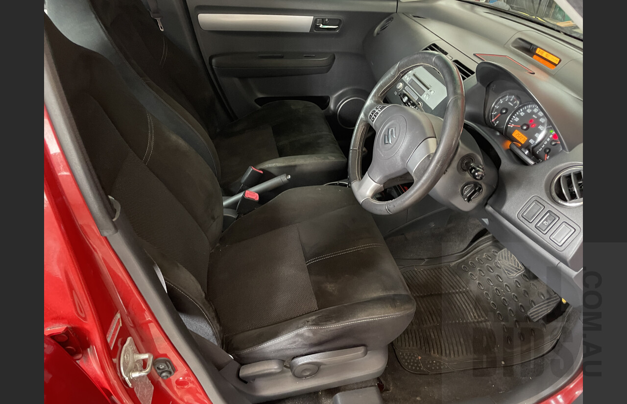 7/2009 Suzuki Swift  EZ  5d Hatchback Red 1.5L