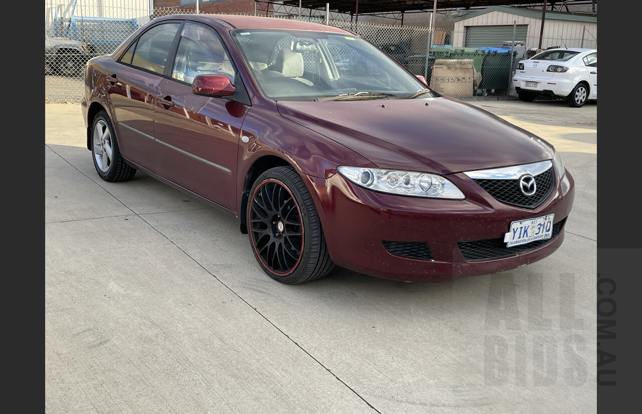 12/2002 Mazda Mazda6 Classic GG 4d Sedan Maroon 2.3L