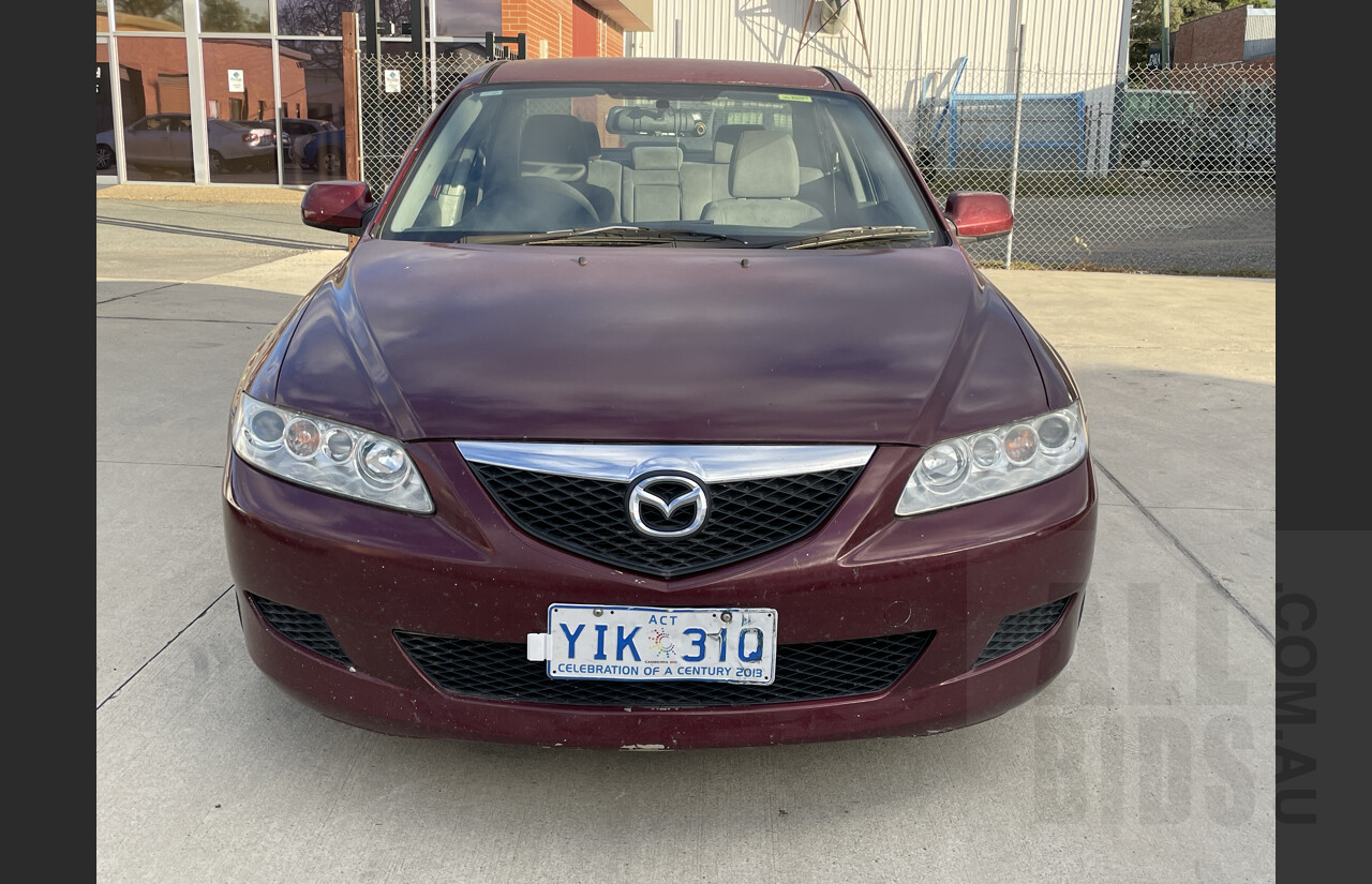 12/2002 Mazda Mazda6 Classic GG 4d Sedan Maroon 2.3L