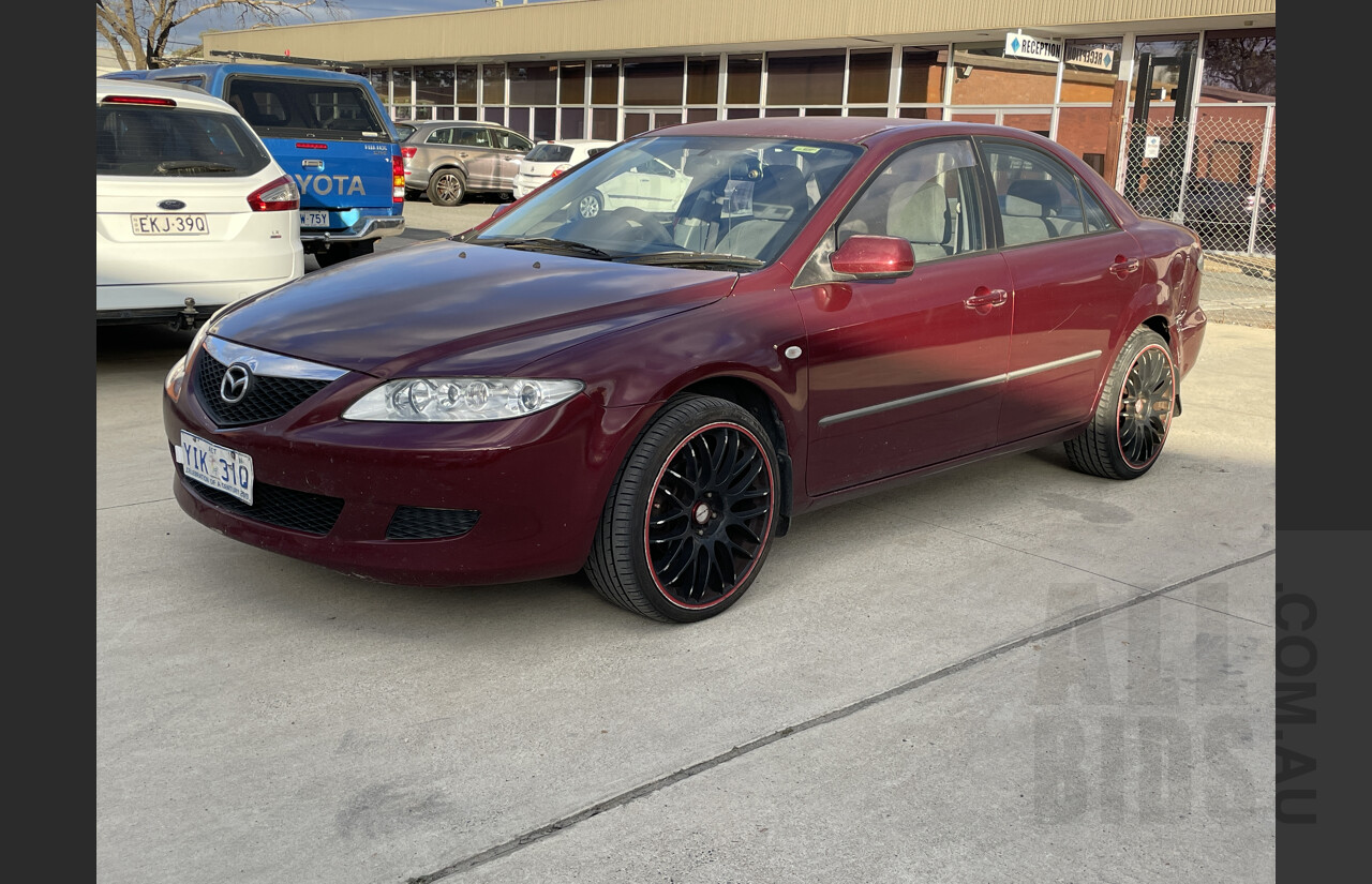 12/2002 Mazda Mazda6 Classic GG 4d Sedan Maroon 2.3L