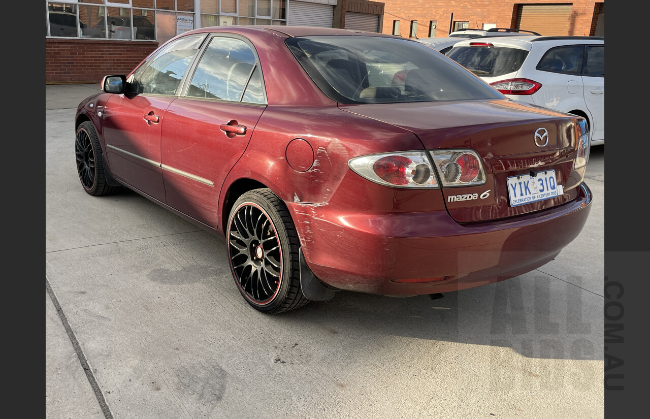 12/2002 Mazda Mazda6 Classic GG 4d Sedan Maroon 2.3L