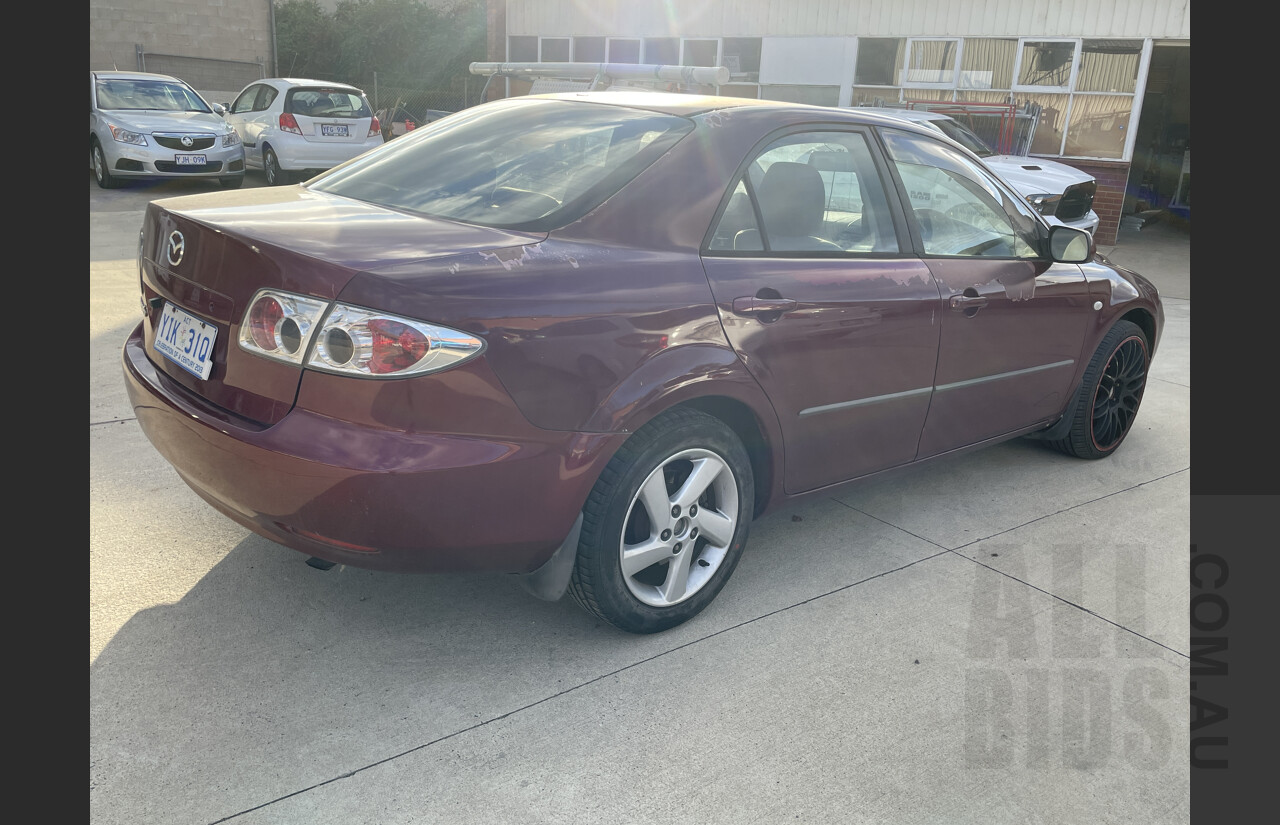 12/2002 Mazda Mazda6 Classic GG 4d Sedan Maroon 2.3L