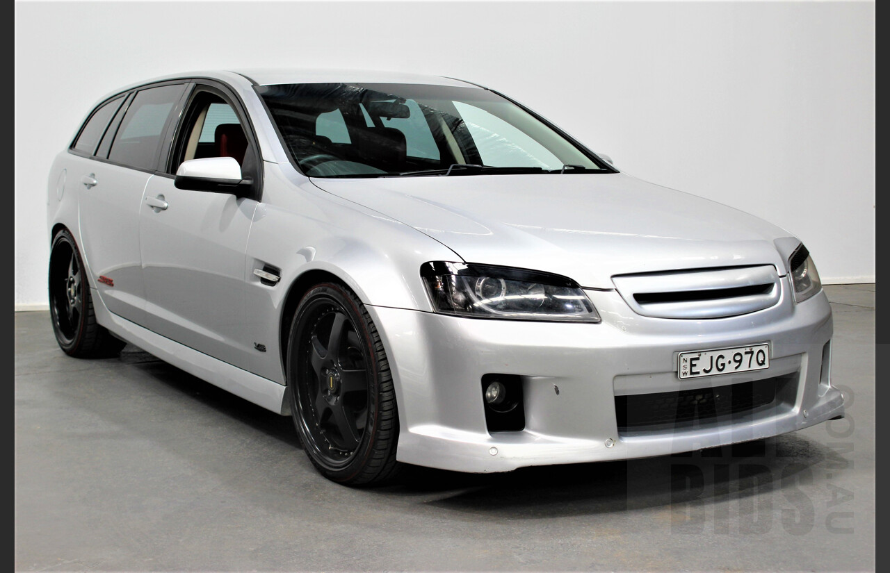 9/2008 Holden Commodore SS-V VE MY09 4d Sportwagon Silver 6.0L V8