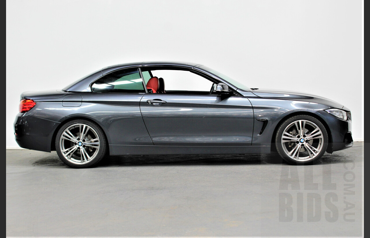 4/2014 BMW 420d Sport Line F32 2d Convertible Grey 2.0L Turbo Diesel