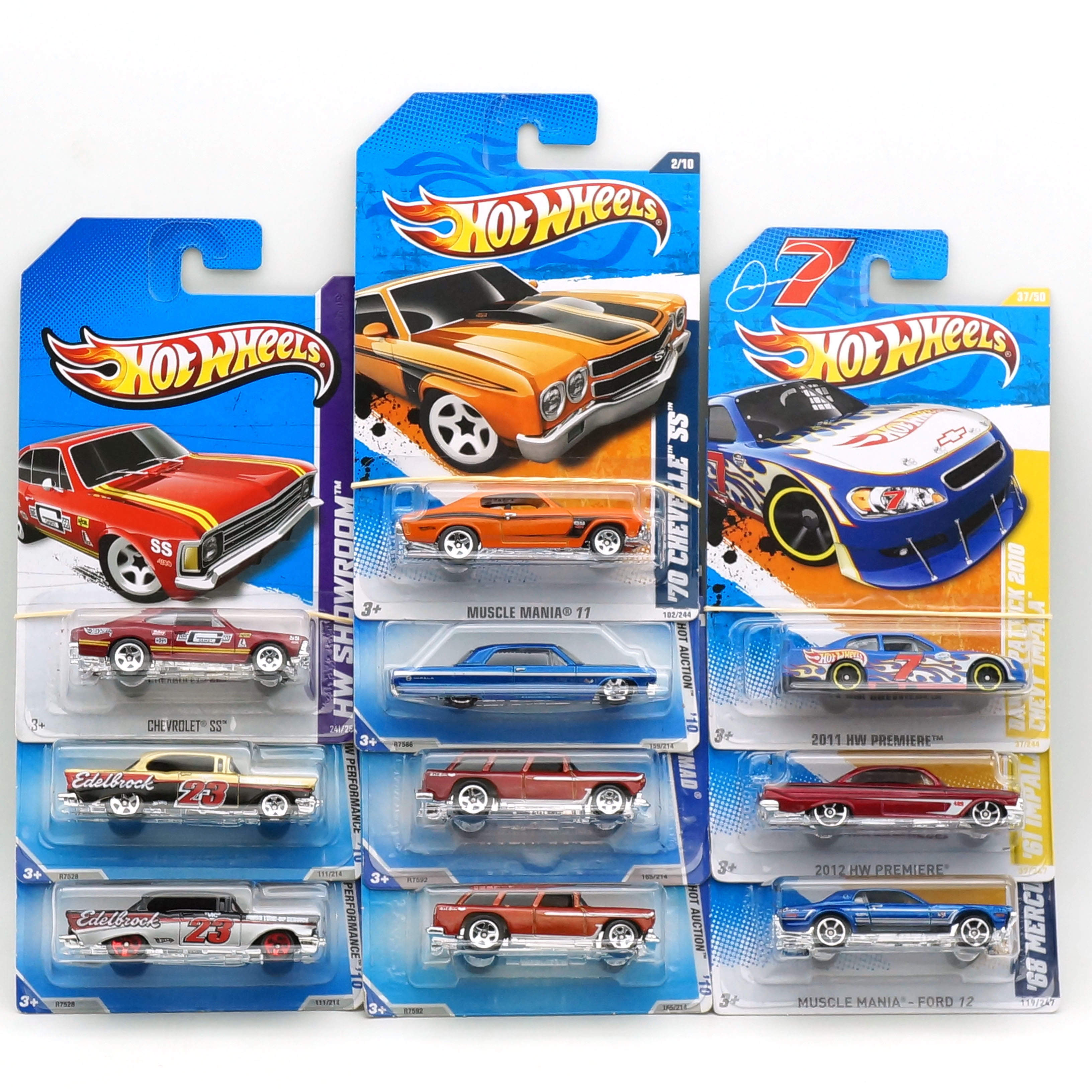 Ten Hot Wheels American Muscle Lot 1336686 ALLBIDS