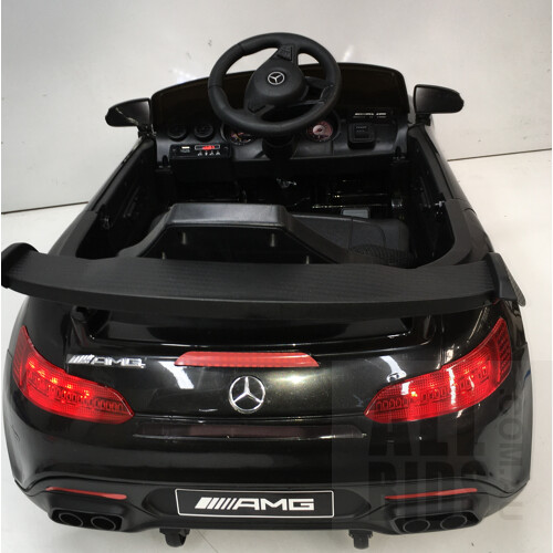 Mercedes Benz AMG GTR 12V Electric Kids' Ride-On Car - Black - ORP $199.00