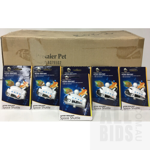 Bulk Space Shuttle Action Air Connect Fish Tank Aquarium Ornament (Aquatopia) ORP $1,079.28 - Lot Of 72