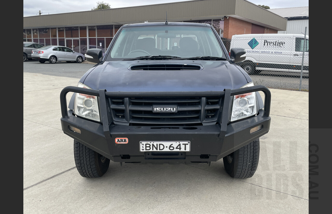 2/2010 Isuzu D-max LS-M (4x4) TF Crew Cab Utility Blue 3.0L