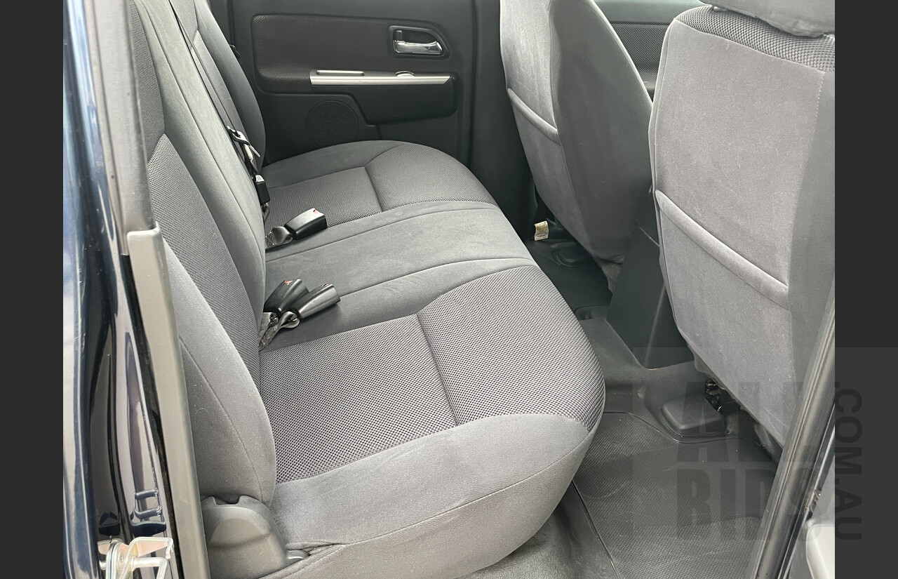 2/2010 Isuzu D-max LS-M (4x4) TF Crew Cab Utility Blue 3.0L