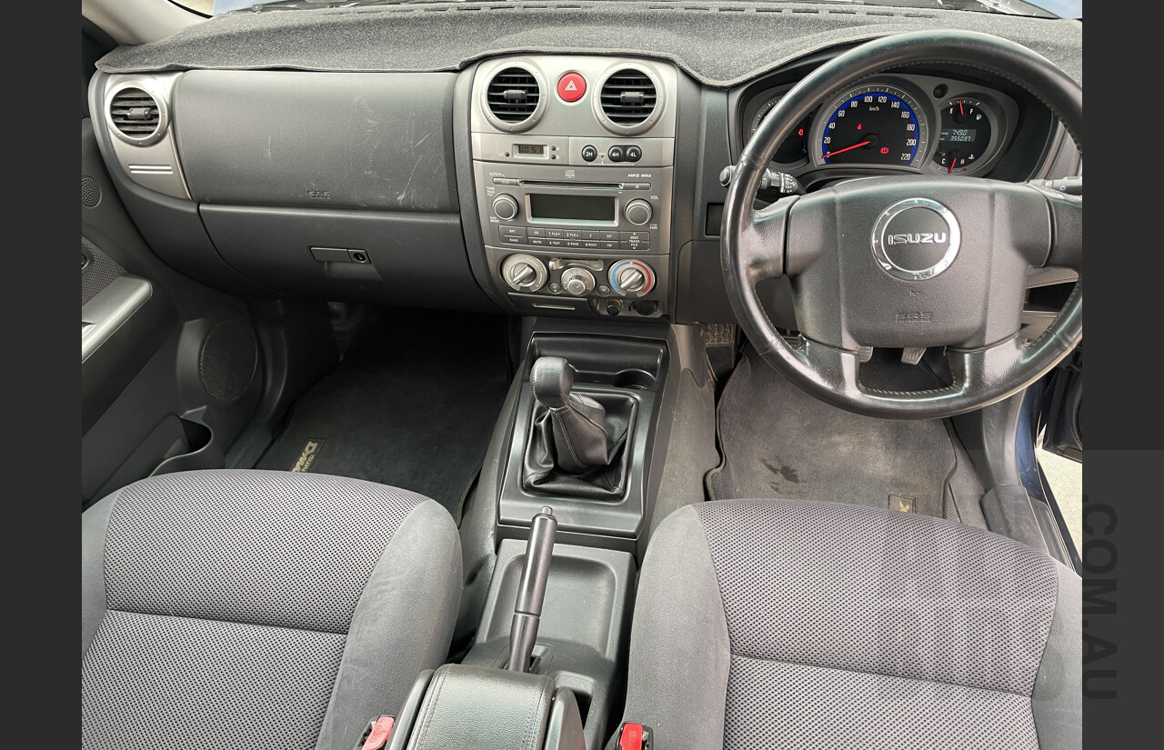 2/2010 Isuzu D-max LS-M (4x4) TF Crew Cab Utility Blue 3.0L