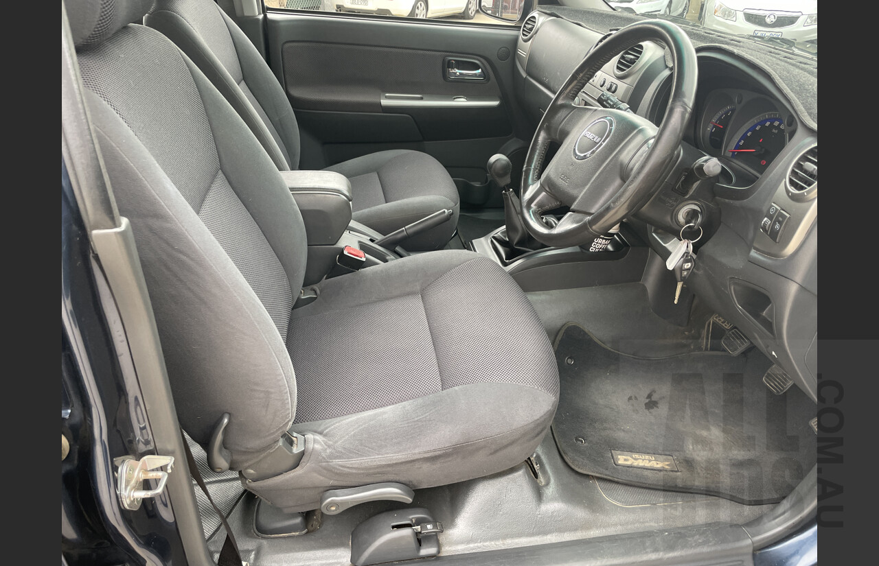 2/2010 Isuzu D-max LS-M (4x4) TF Crew Cab Utility Blue 3.0L