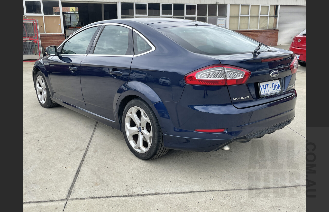 11/2011 Ford Mondeo Titanium TDCi MC 5d Hatchback Blue 2.0L