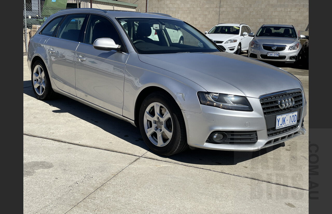 10/2009 Audi A4 1.8 TFSI Avant B8 (8K) 4d Wagon Silver 1.8L