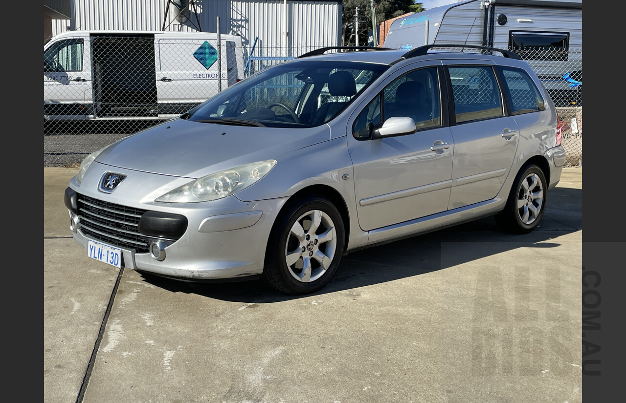 8/2006 Peugeot 307 XSE HDi 2.0 Touring MY06 UPGRADE 4d Wagon Silver 2.0L