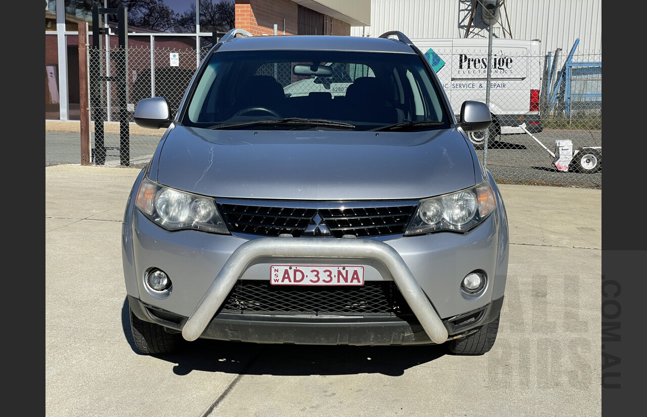 8/2009 Mitsubishi Outlander Activ (5 Seat) ZG MY09 4d Wagon Silver 2.4L