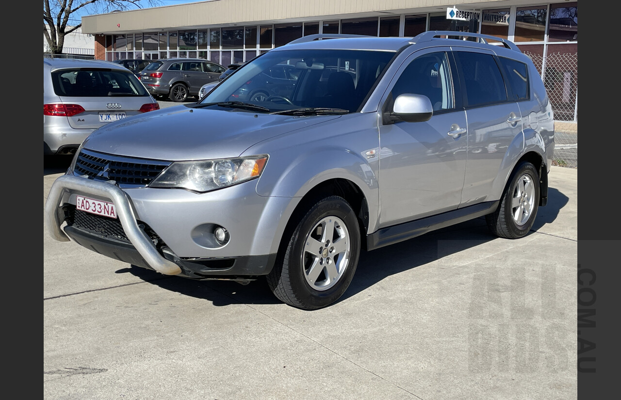 8/2009 Mitsubishi Outlander Activ (5 Seat) ZG MY09 4d Wagon Silver 2.4L