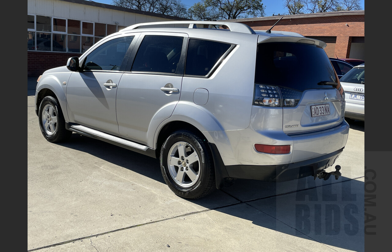 8/2009 Mitsubishi Outlander Activ (5 Seat) ZG MY09 4d Wagon Silver 2.4L
