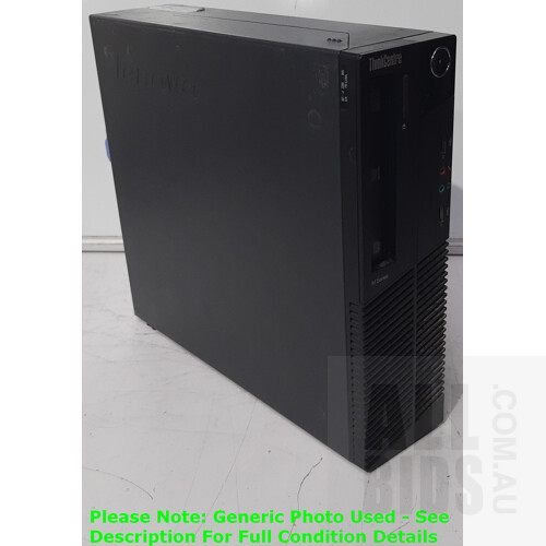 Lenovo Thinkcenter (33951M5) Intel Core (i5-3470) 3.20GHz - 3.60GHz 4-Core CPU Desktop Computer