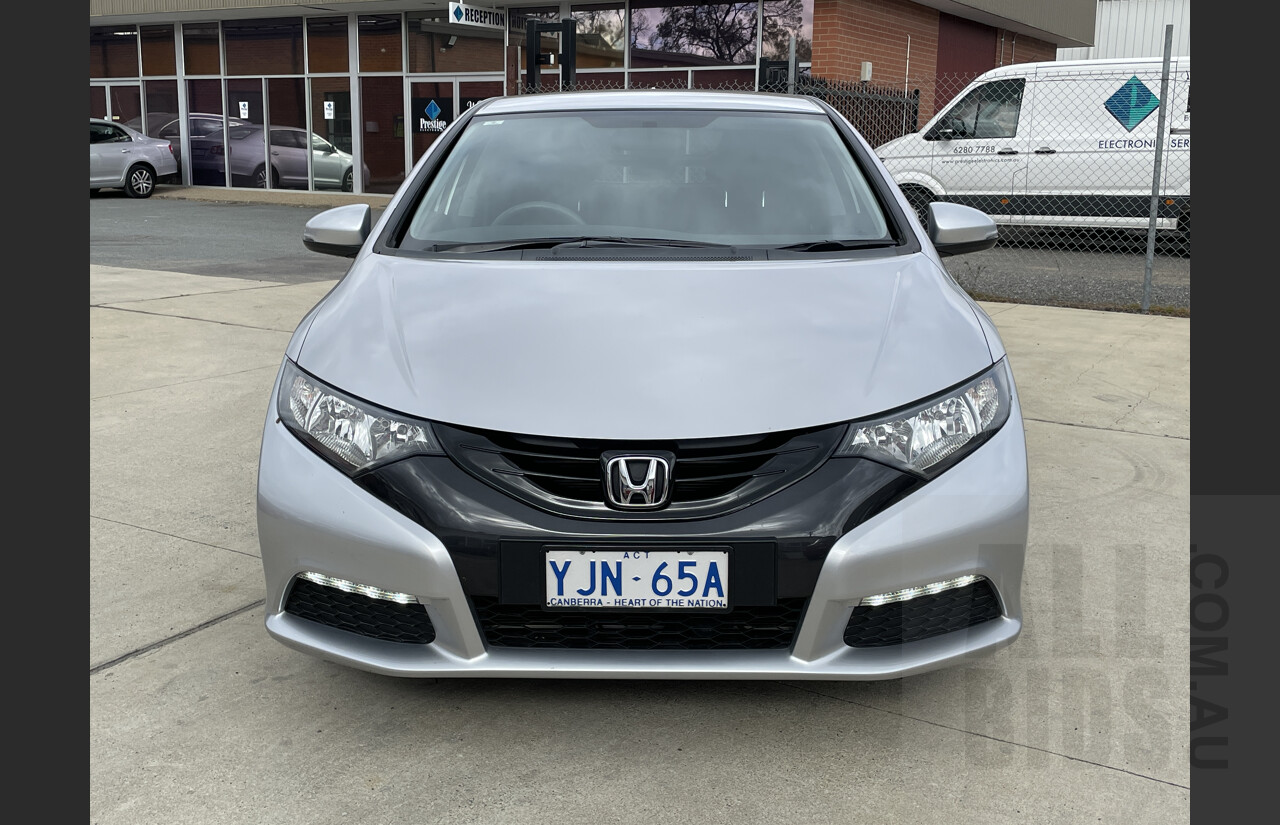 7/2012 Honda Civic Vti-s FK 5d Hatchback Silver 1.8L