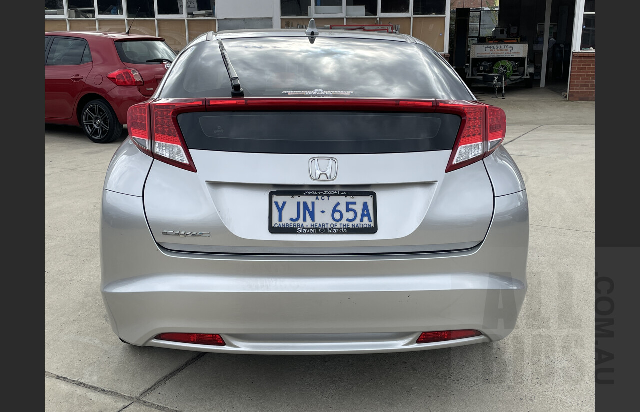 7/2012 Honda Civic Vti-s FK 5d Hatchback Silver 1.8L