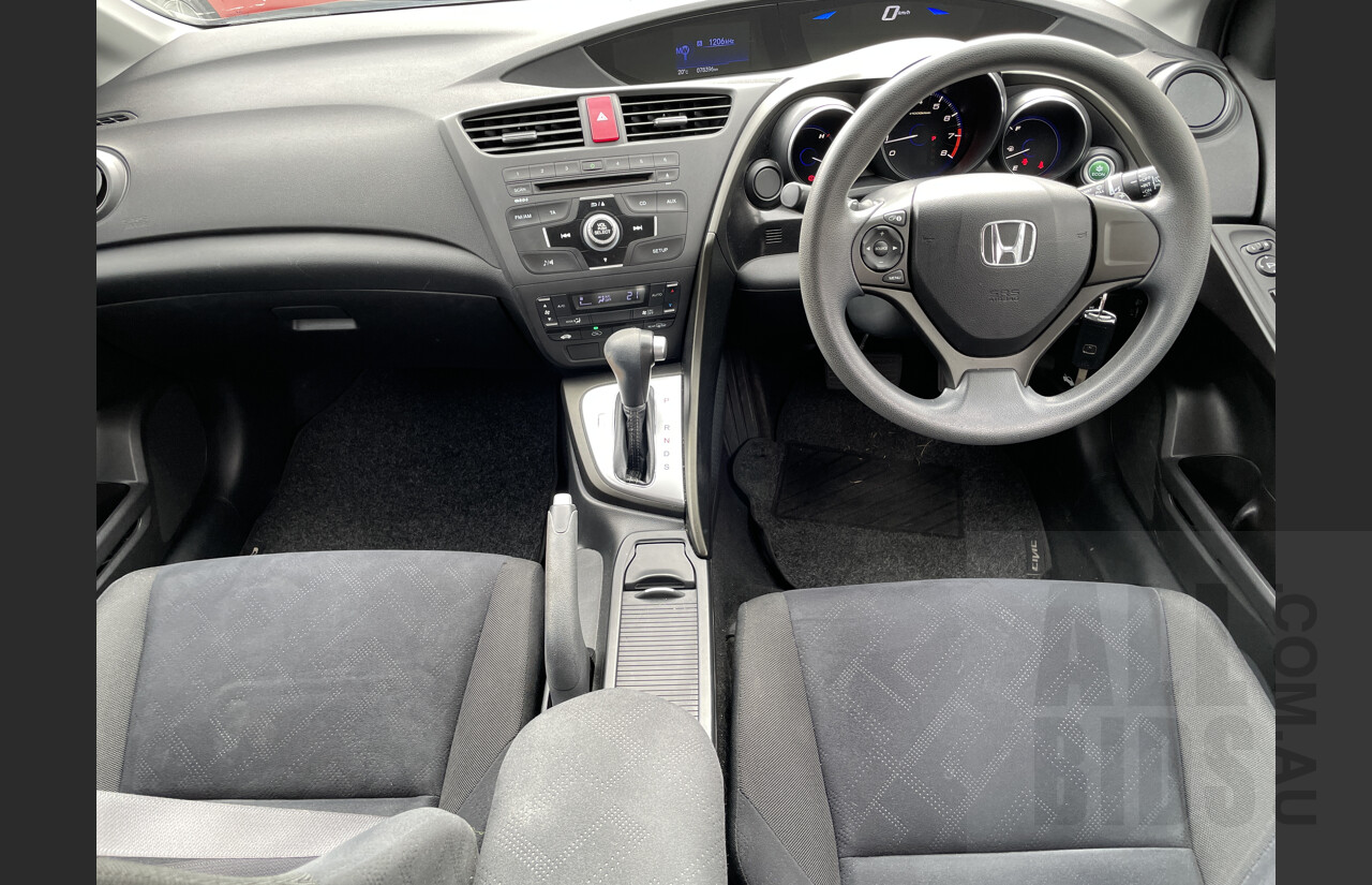 7/2012 Honda Civic Vti-s FK 5d Hatchback Silver 1.8L