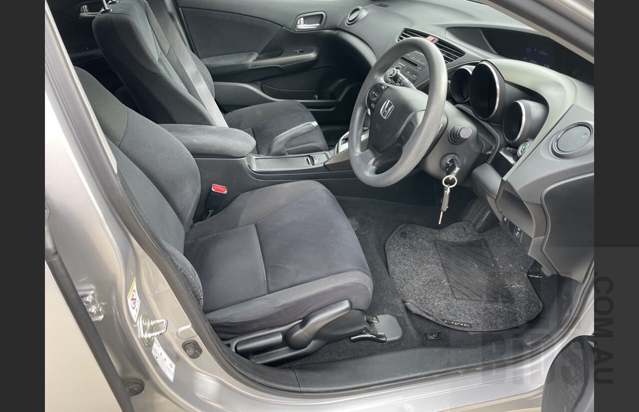 7/2012 Honda Civic Vti-s FK 5d Hatchback Silver 1.8L