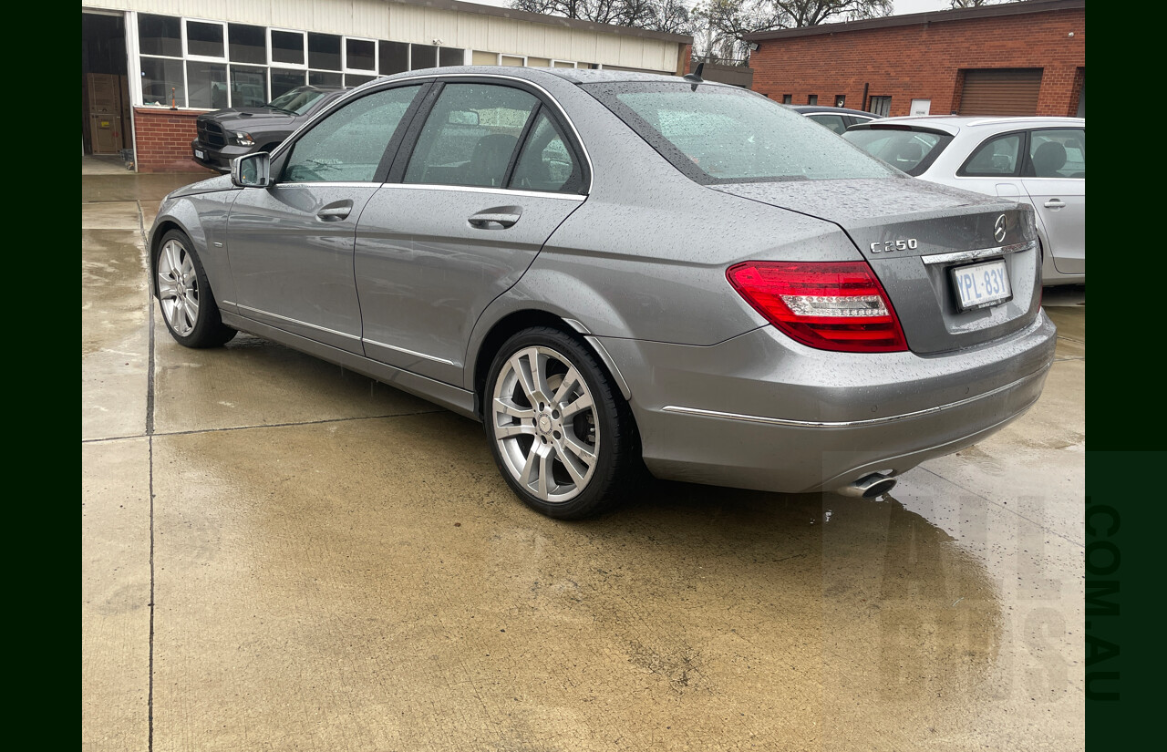 10/2011 Mercedes-Benz C250 CDI BE W204 MY11 4d Sedan Silver 2.1L