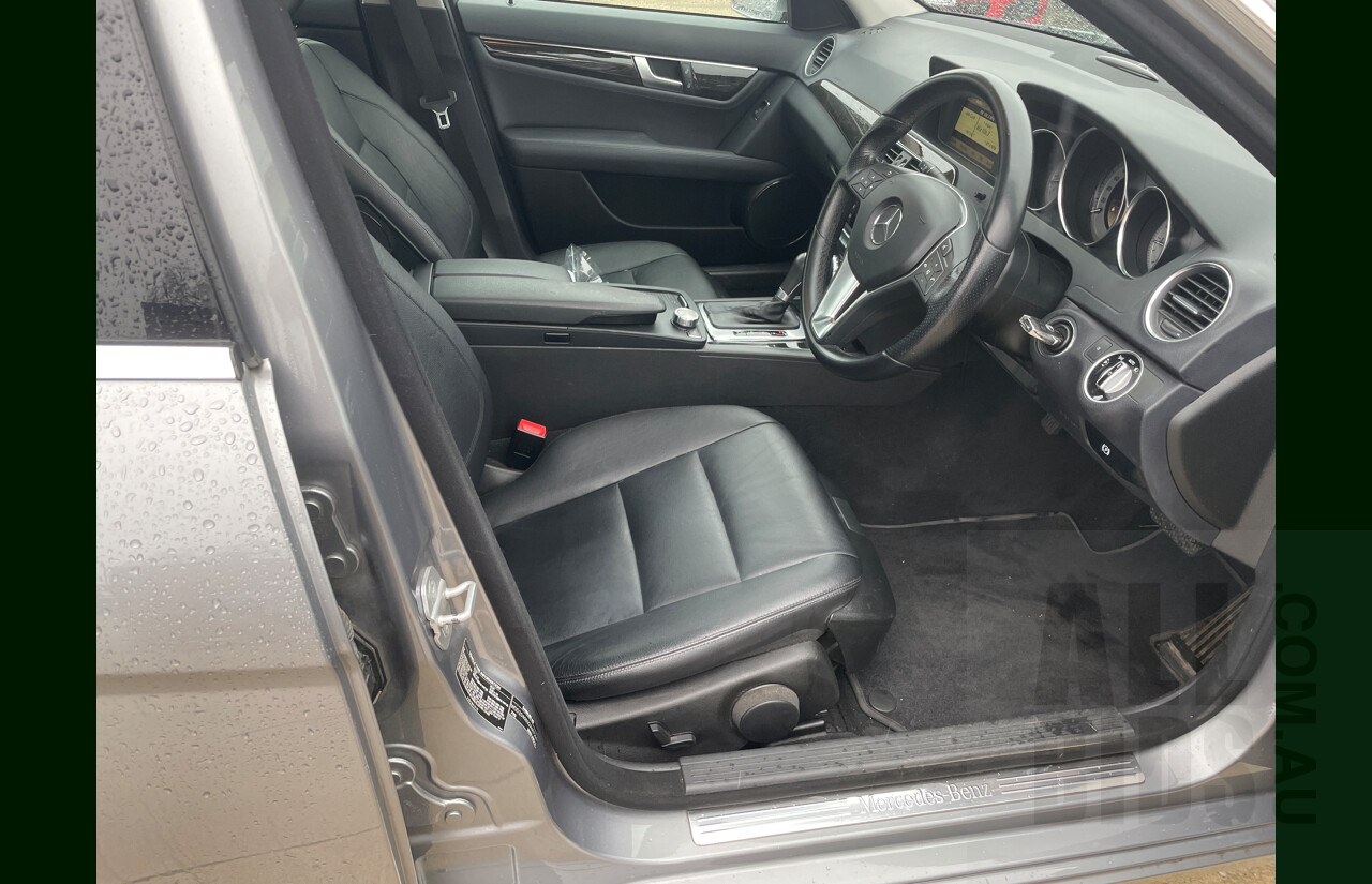 10/2011 Mercedes-Benz C250 CDI BE W204 MY11 4d Sedan Silver 2.1L