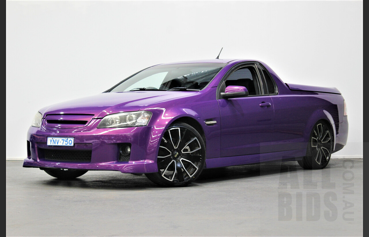 11/2007 Holden Commodore SS-V VE Utility Morpheus Purple 6.0L V8 Manual