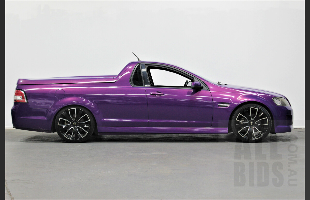 11/2007 Holden Commodore SS-V VE Utility Morpheus Purple 6.0L V8 Manual