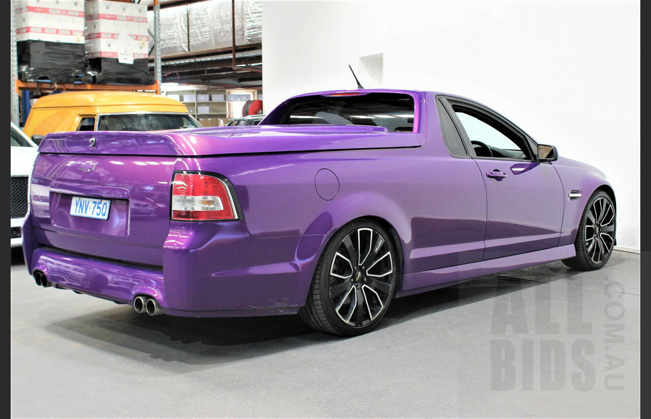 11/2007 Holden Commodore SS-V VE Utility Morpheus Purple 6.0L V8 Manual