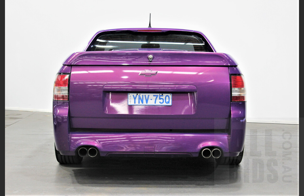 11/2007 Holden Commodore SS-V VE Utility Morpheus Purple 6.0L V8 Manual