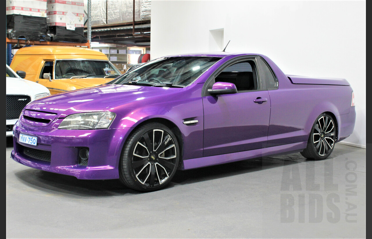 11/2007 Holden Commodore SS-V VE Utility Morpheus Purple 6.0L V8 Manual