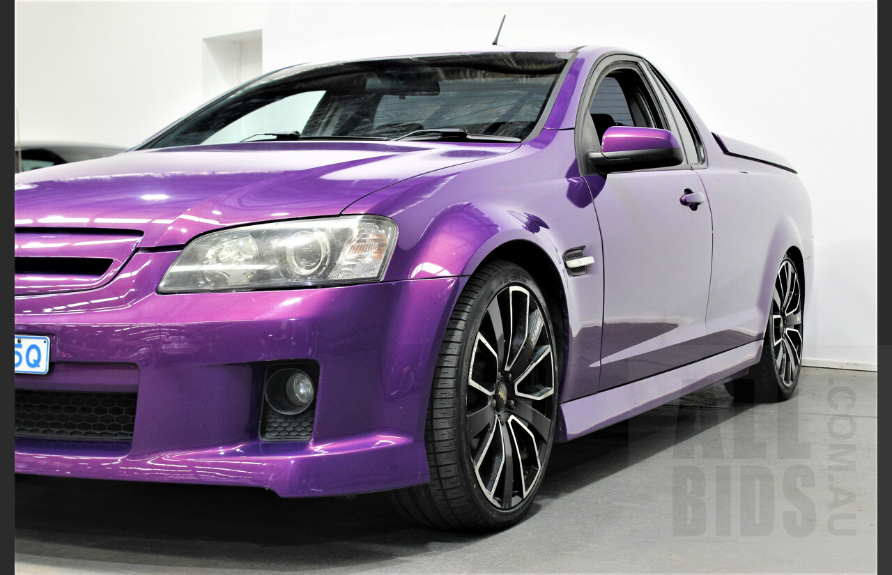 11/2007 Holden Commodore SS-V VE Utility Morpheus Purple 6.0L V8 Manual