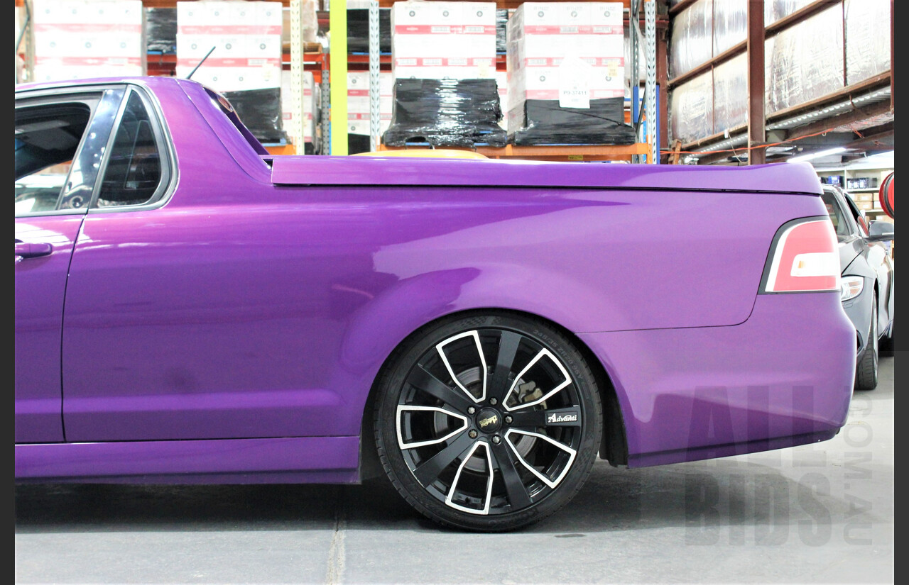 11/2007 Holden Commodore SS-V VE Utility Morpheus Purple 6.0L V8 Manual