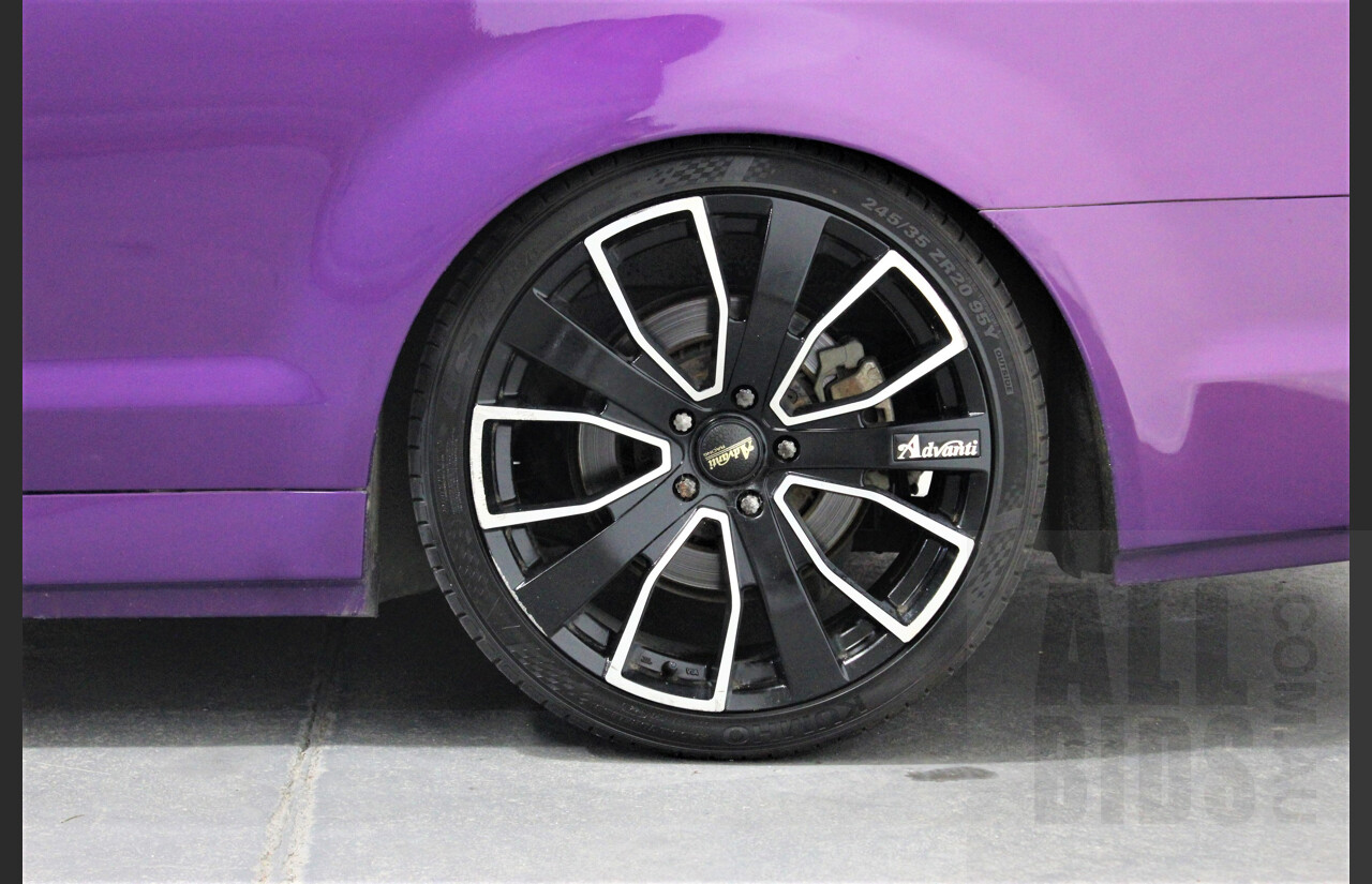 11/2007 Holden Commodore SS-V VE Utility Morpheus Purple 6.0L V8 Manual