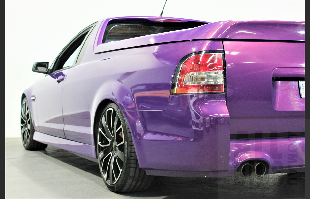 11/2007 Holden Commodore SS-V VE Utility Morpheus Purple 6.0L V8 Manual