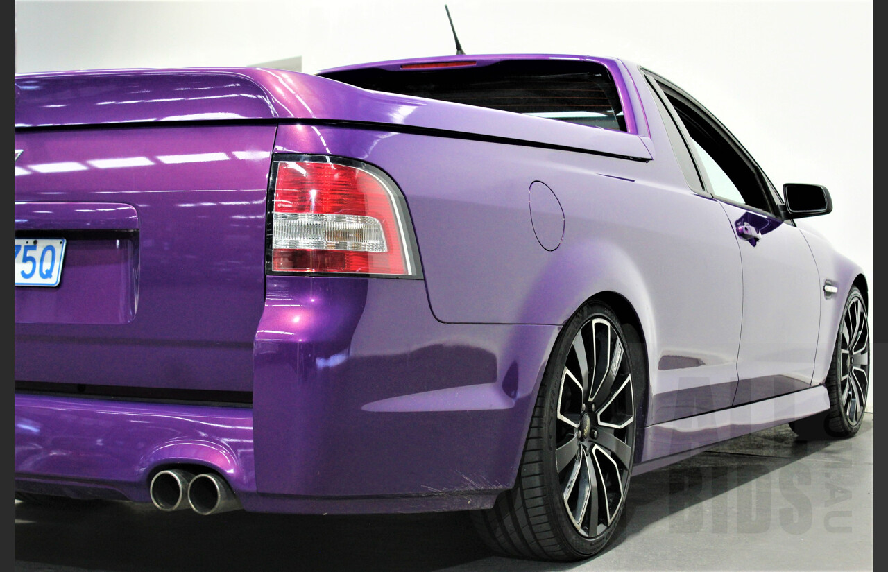 11/2007 Holden Commodore SS-V VE Utility Morpheus Purple 6.0L V8 Manual