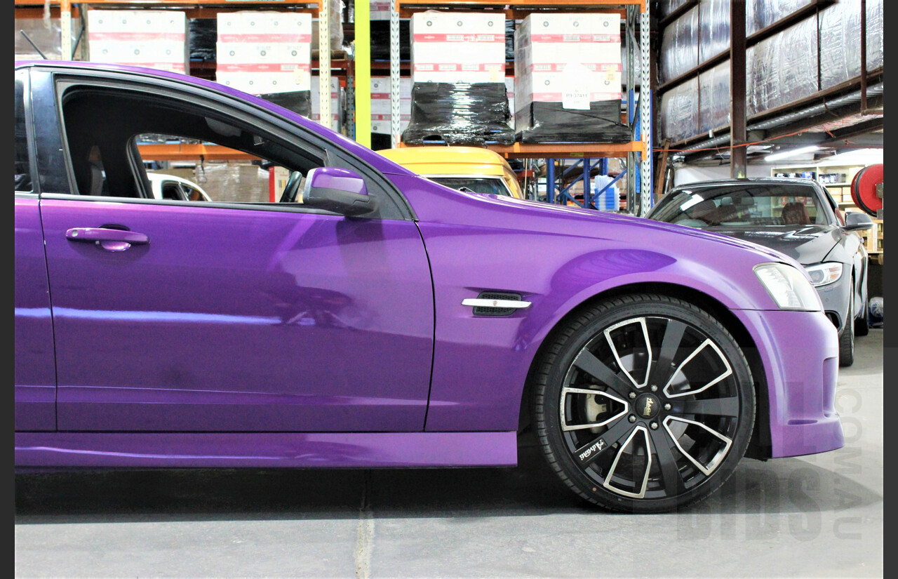 11/2007 Holden Commodore SS-V VE Utility Morpheus Purple 6.0L V8 Manual