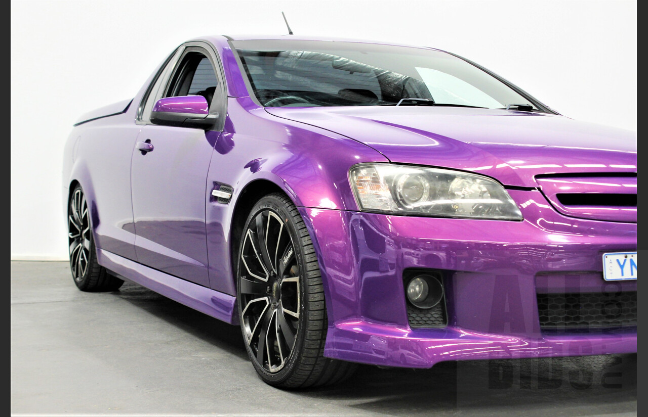 11/2007 Holden Commodore SS-V VE Utility Morpheus Purple 6.0L V8 Manual