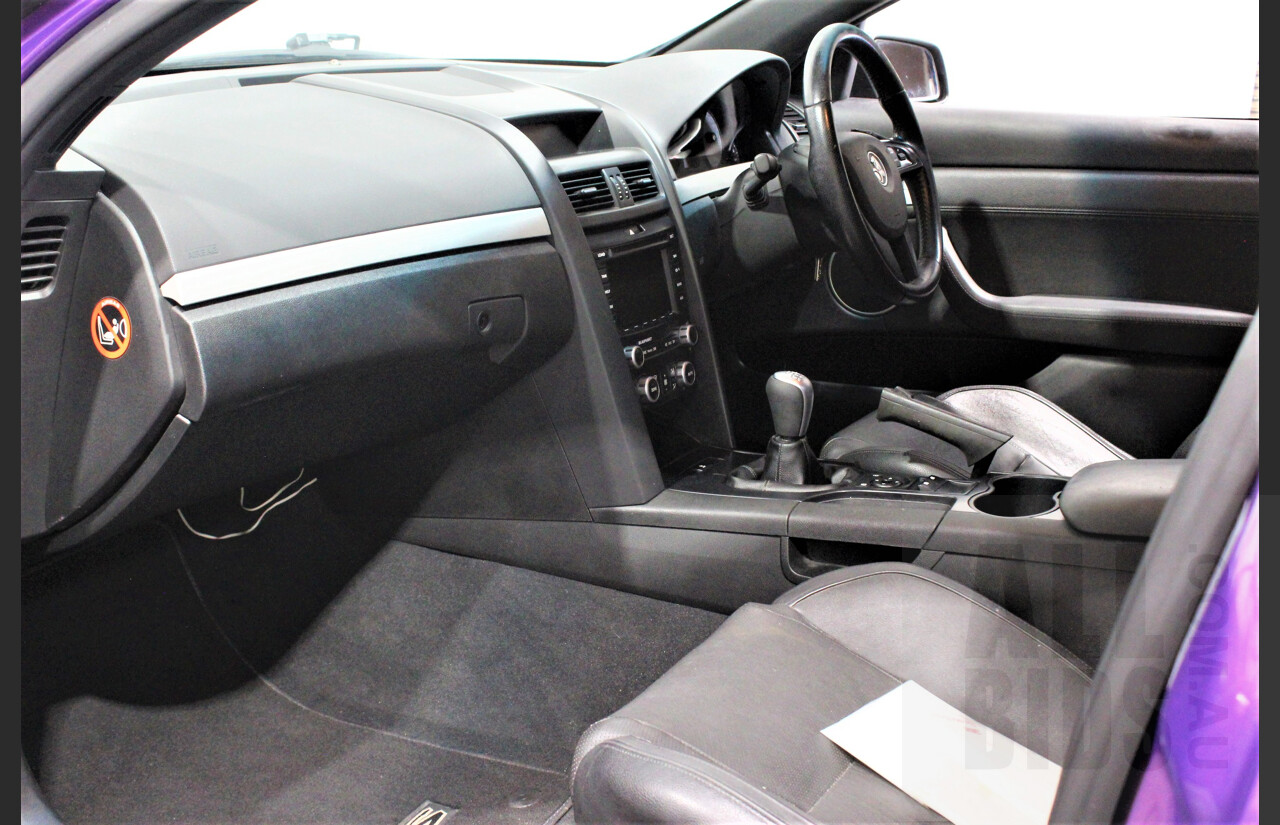 11/2007 Holden Commodore SS-V VE Utility Morpheus Purple 6.0L V8 Manual