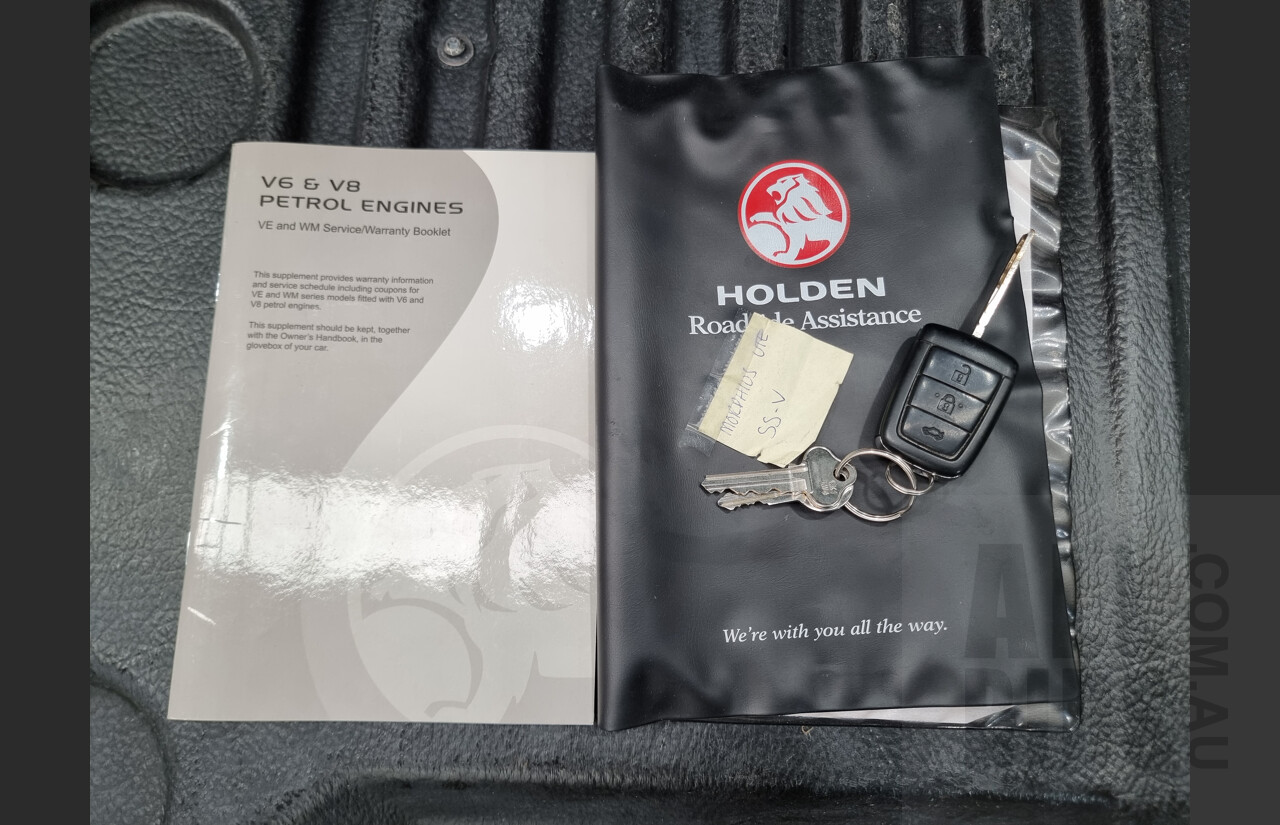 11/2007 Holden Commodore SS-V VE Utility Morpheus Purple 6.0L V8 Manual