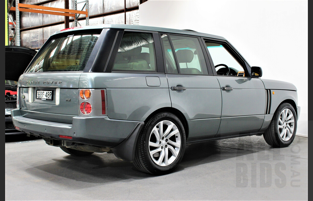 8/2003 Land Rover Range Rover HSE 4d Wagon Green 4.4L V8