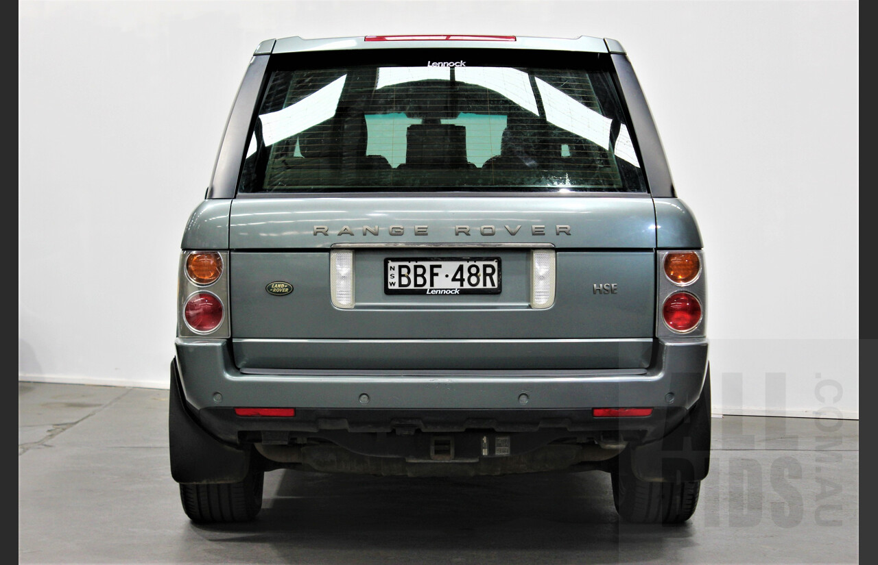 8/2003 Land Rover Range Rover HSE 4d Wagon Green 4.4L V8